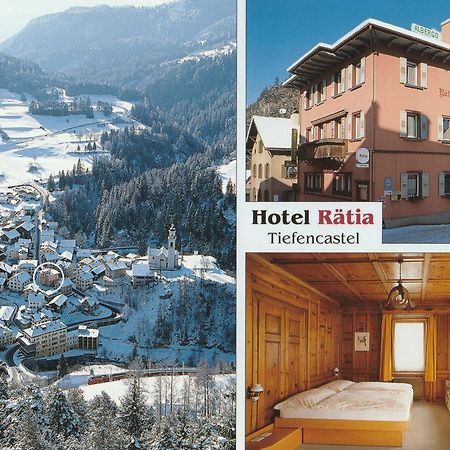 Hotel Raetia Tiefencastel Екстериор снимка